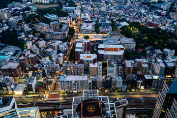 Wall Mural - Yokohama view from Landmark tower in Kanagawa, Yokohama, Japan