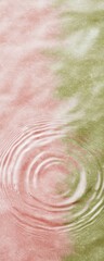 Dual-Tone Abstract Water Ripple Texture with Vibrant Lime Green and Pink Colors