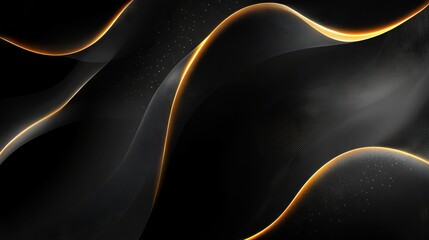 Luxurious black line background for abstract illustrations in modern and sophisticated designs