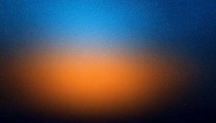 Wall Mural - a smooth transition from deep blue to vibrant orange, creating a visually stunning gradient