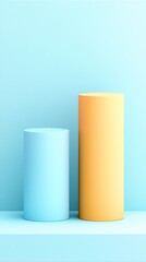 Poster - Competitive analysis, side-by-side comparison charts, 3D illustration