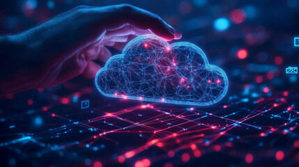 Poster - big data analysis uses information stored online in the cloud. this technology is changing how busin