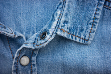 well worn denim material 