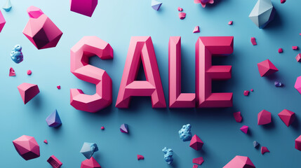 Poster - A 3D banner with tex 