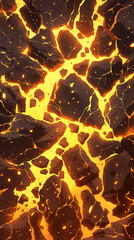 Fototapete - Yellow lightning cartoon, thunder and storm, lightning strike Flash effect background