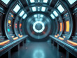 © Passion - Futuristic space station with a large circular opening in the middle