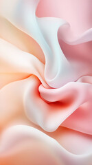 Poster - Soft pastel background texture with gentle swirls of pink and blue hues, creating calming and serene atmosphere. Ideal for various design projects