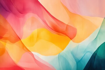 Poster - Colorful abstract art background showcasing soft shades that inspire a serene atmosphere