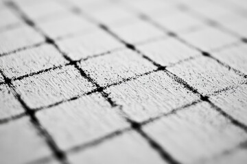 Poster - Dark grid pattern on a light surface