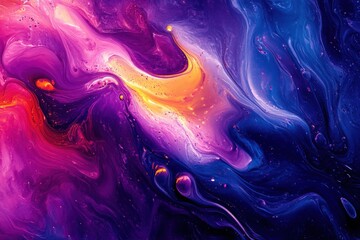 Poster - Dynamic colorful art and painting methods. Bright gradient abstract background, elegant design for mobile displays, wallpaper alternatives