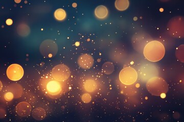 Poster - Beautiful bokeh light effect layering