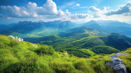 Canvas Print - Majestic Mountain Landscape