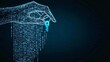 © Achirawee - An abstract representation of data ownership, with a glowing hand holding a digital key, unlocking a matrix of encrypted personal data.