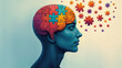 © mischenko - Human head from puzzles, for World Mental Health Day