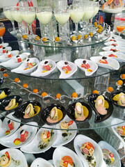 Canvas Print - small canape food