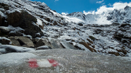 landscape in val sermenza during spring