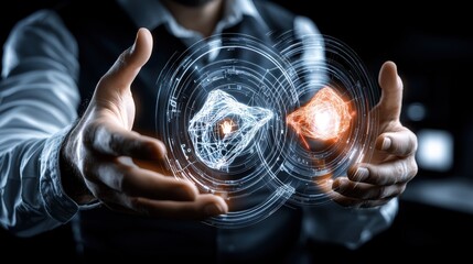 Poster - Digital Sphere Interaction with Hands in Dark Environment