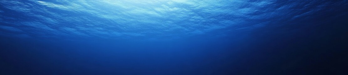 abstract fish alive on a blue background, scad jamb under water / sea ecosystem