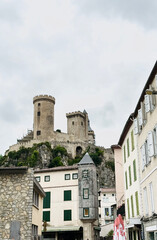 Centre of the medieval town of Foix.