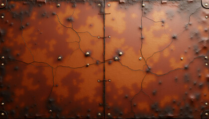 Wall Mural - seamless worn leather texture, realistic patterns, natural colors in soft lighting
