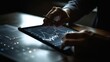 © GenerativeAIpicture - Analyzing Sales Data on a Tablet