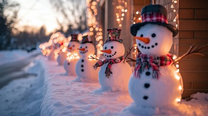 Poster - Snowman Parade, Snowmen