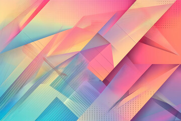 Poster - Colorful background with geometric shapes and gradient colors, vector illustration, vector art, 