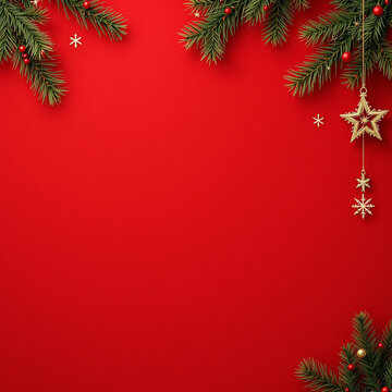 Christmas greeting card with New Year Bcakgroun 2025