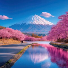 Exploring Mount Fuji's Pink Trees: A Must-Visit Travel Destination for Tourists