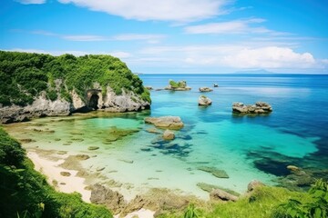 Poster - Okinawa outdoors nature travel.