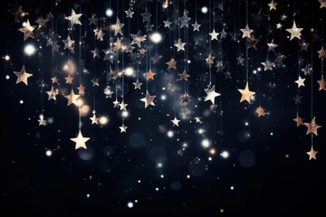 Poster - Shiny glitter stars backgrounds christmas shiny.