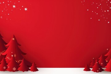 Wall Mural - Christmas backgrounds holiday red.