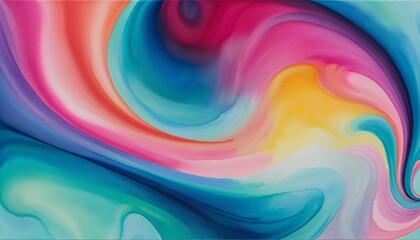 Poster - Soothing blue fantasy illustrations, wall paper design