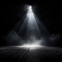 Wall Mural - spotlight beam backgrounds night black.