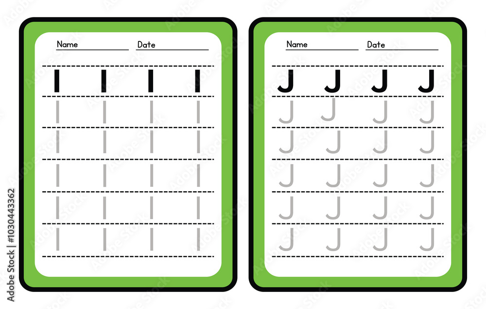 Vector de Stock ABC alphabet tracing practice worksheet. Educational ...