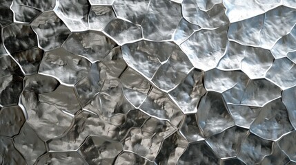 Wall Mural - Abstract Silver Texture