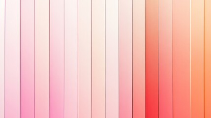 Poster - A smooth gradient of soft pastel colors, from peach to pale pink, matte texture creating a calm, serene effect for design use