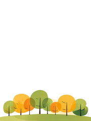 Wall Mural - Autumn background for poster
