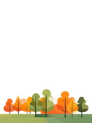 Wall Mural - Autumn background for poster