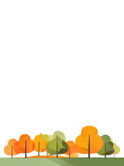 Wall Mural - Autumn background for poster