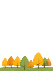 Wall Mural - Autumn background for poster