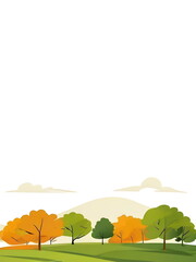 Wall Mural - Autumn background for poster