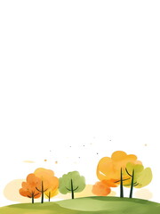 Wall Mural - Autumn background for poster