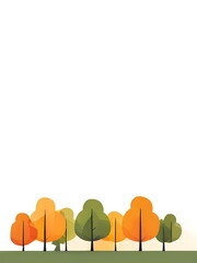 Wall Mural - Autumn background for poster