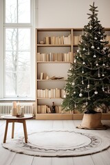 Sticker - Christmas tree decoration furniture.