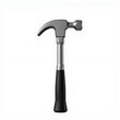 © Supithcha Mani - A shiny metal hammer with a black handle, used for driving nails and other construction tasks.
