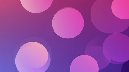 Poster - Vibrant Abstract Background with Colorful Circles