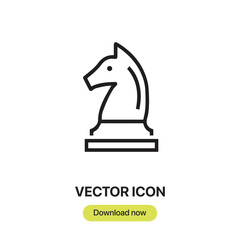 Leinwandbilder - Strategy icon vector. Linear-style sign for mobile concept and web design. Strategy symbol illustration. Pixel vector graphics - Vector.