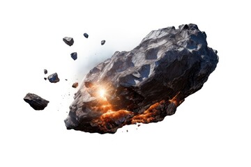 Canvas Print - Meteorite outdoors nature rock.