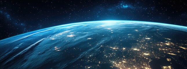 Wall Mural - space photography, planet earth.
